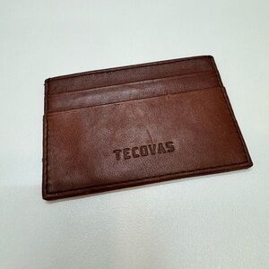 Tecovas Chestnut Brown Slim Leather Card Sleeve
